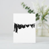 服飾ラインシルエット ポストカード (スタンド正面)