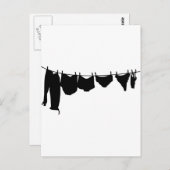 服飾ラインシルエット ポストカード (正面/裏面)