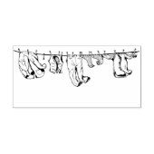 服飾ラインヴィンテージラバーアートスタンプ ラバースタンプ (インプリント)