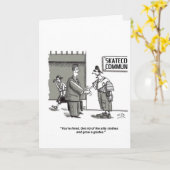 服飾祝間抜けいのユーモアグリーティングカード カード (黄色い花)