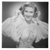 服2の女性 タイル (正面)