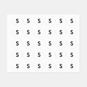 服+Sサイズラベル 衣類用 ラベル (シート)