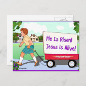 朗報：イエス・イス・アライブ ポストカード (正面/裏面)