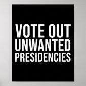 望はっきりしたましくない大統領を投票で決める ポスター (正面)