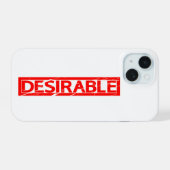 望ましいスタンプ iPhone 15ケース (裏面横)