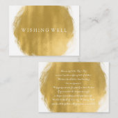 望ましい井戸の金ゴールド絵を描の外観 エンクロージャーカード (正面/裏面)