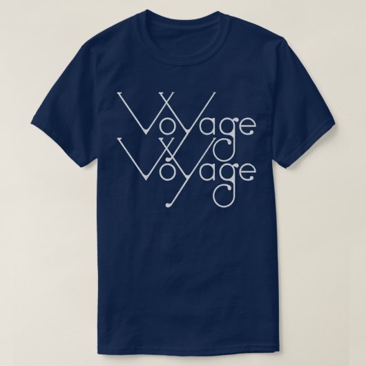 望まない航海80年代ユーロポップ Tシャツ (デザイン正面)