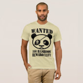 望まれたパンダのワイシャツ Tシャツ (正面フル)