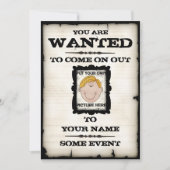 望まれたポスターイベントの招待状 招待状 (正面)