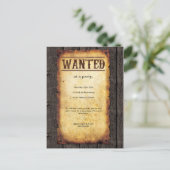 望まれたポスター招待状 インビテーションポストカード (スタンド正面)