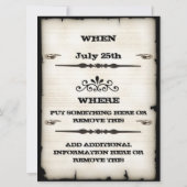 望まれた家族会 招待状 (裏面)