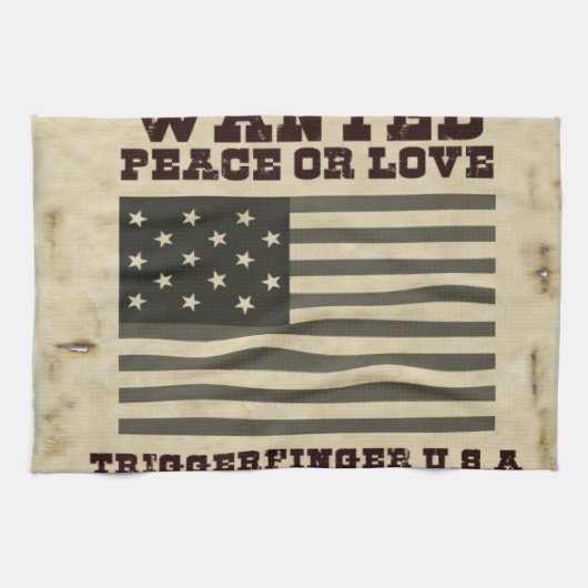 望まれた平和 キッチンタオル (横)