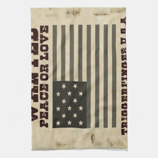 望まれた平和 キッチンタオル (縦)