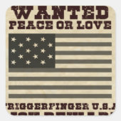 望まれた平和 スクエアシール (正面)