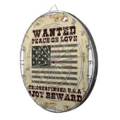 望まれた平和 ダーツボード (正面右)