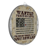 望まれた平和 ダーツボード (正面左)
