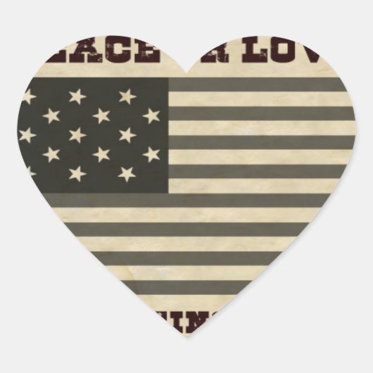 望まれた平和 ハートシール (正面)