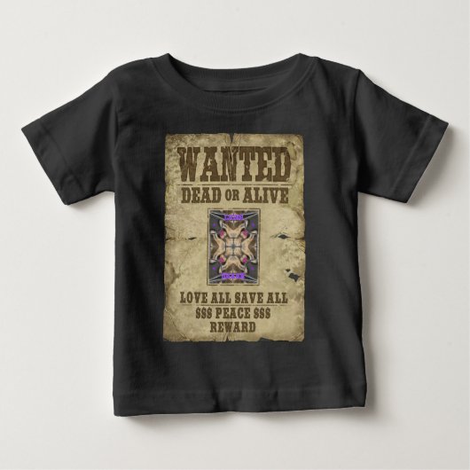 望まれた平和 ベビーTシャツ (正面)