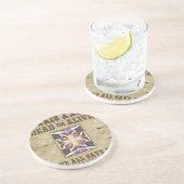 望まれた平和、愛、インスピレーション:広がる調和 コースター (側面)