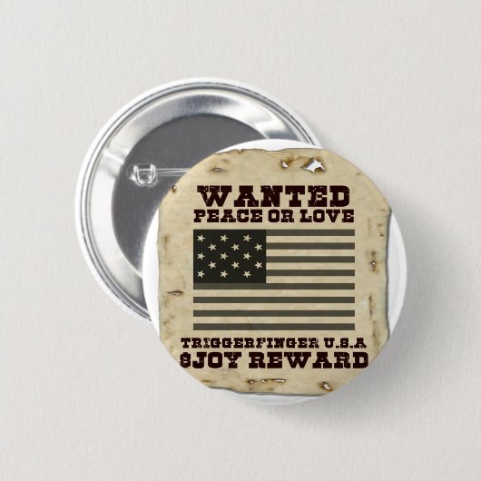 望まれた平和 缶バッジ (正面&裏面)