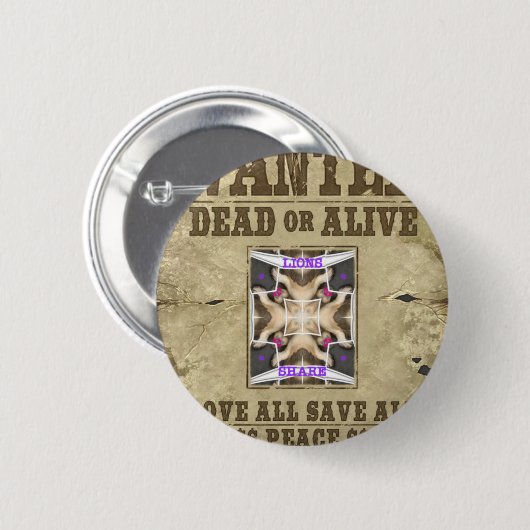 望まれた平和 缶バッジ (正面&裏面)