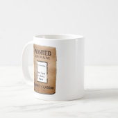 望まれた死んだか生きたポスター コーヒーマグカップ (正面左)