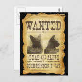 望まれた死者および生きた。 Schroedingerの猫 ポストカード (正面/裏面)