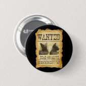 望まれた死者および生きた。  Schroedingerの猫 缶バッジ (正面&裏面)