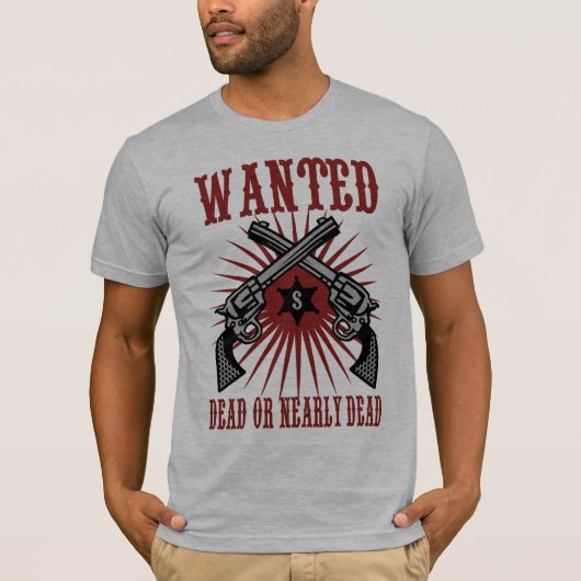 望まれた死者またはほぼ完全に Tシャツ (正面)