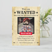 "望まれた"西部のスタイル|の誕生会です 招待状 (スタンド正面)