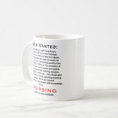 望まれる助け コーヒーマグカップ (正面左)