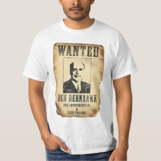 望まれる: ベンBernanke Tシャツ