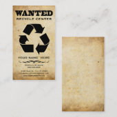 望まれる: リサイクルの中心 名刺 (正面/裏面)