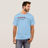 望まれる: 、意味を持ったOvernightRelationship. Tシャツ (正面フル)