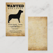 望まれる: 犬の恋人 名刺 (正面/裏面)