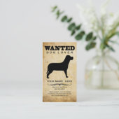望まれる: 犬の恋人 名刺 (スタンド正面)