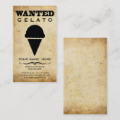 望まれる: gelato 名刺 (正面/裏面)