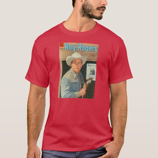 "望まれるTシャツのローイロジャースのカウボーイ1955年" Tシャツ (正面)