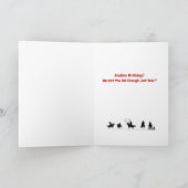 望みおもしろいパーソナライズされたのポスター誕生日カード カード (内部)