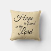 望みが主の中で見つかる クッション (正面)