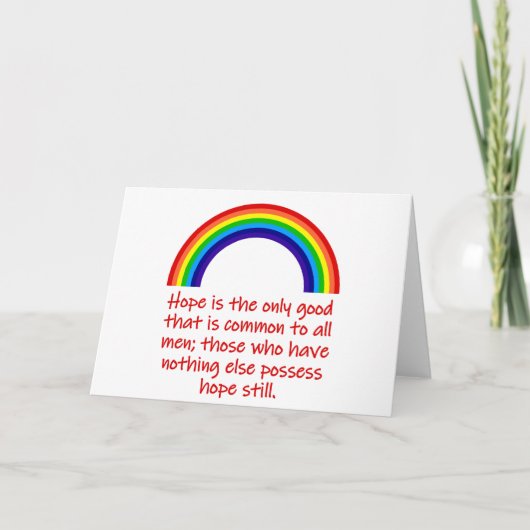 望みが唯一の善 カード (正面)