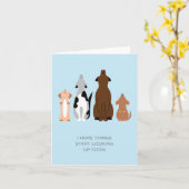 望みの綱が早く上がり始めるドッグ悔やみや弔慰 カード (黄色い花)