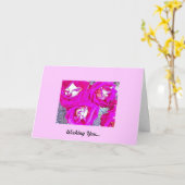 望みます….ハッピーバースデー カード (黄色い花)