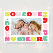 望みモダンはっきりした希望 | クリスマス2枚の幸せ シーズンカード