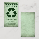 望み：グリーン企業 名刺 (正面/裏面)