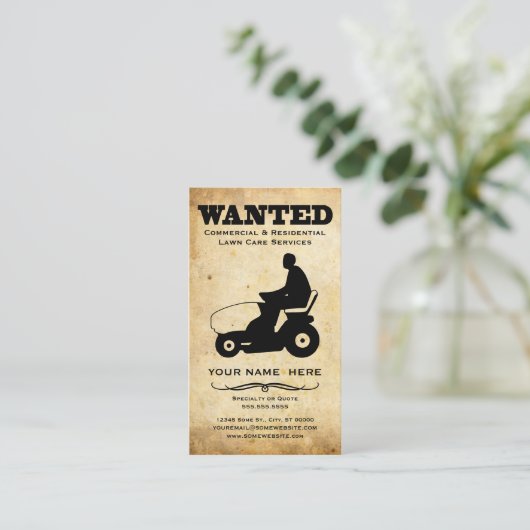 望み：芝生気に 名刺 (スタンド正面)