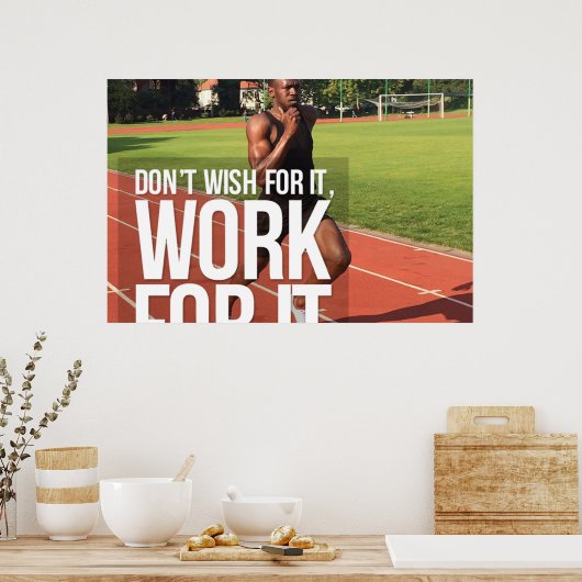 望むな為に働け ポスター (キッチン)