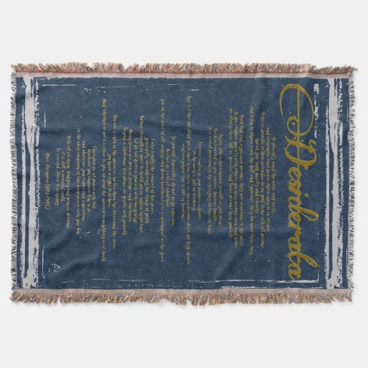 『望むもの』 スローブランケット (正面)