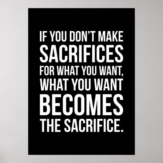 望もしみ通りに犠牲を払わない ポスター (正面)