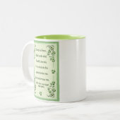 望んでいるシャムロック ツートーンマグカップ (正面左)